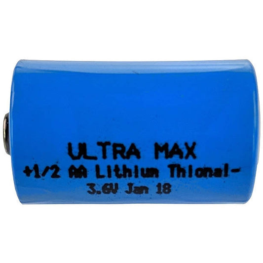 Lithium Battery for Datalogger, 1/2aa, 3.64V - Duracell