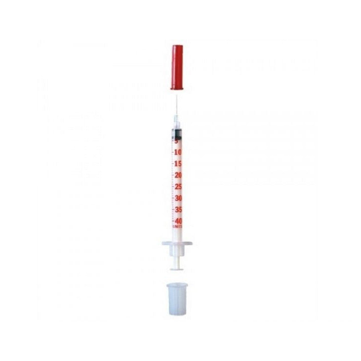 BD Microfine+ Insulin Syringe 1ml U40 with Needle 29Gx12.7mm - Box of 100