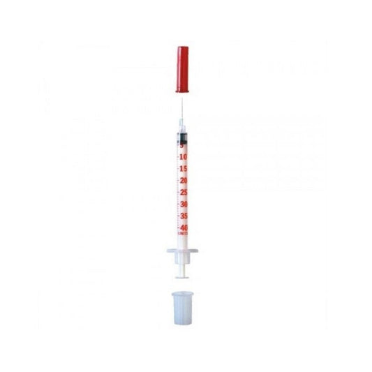 BD Microfine+ Insulin Syringe 1ml U40 with Needle 29Gx12.7mm - Box of 100