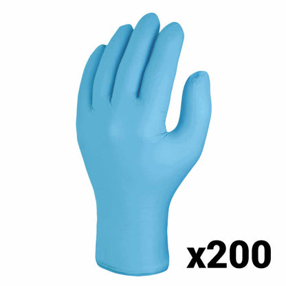 Blue Nitrile Disposable Gloves - Cat III Medical Grade - Box of 200 - Large - AAA Medics