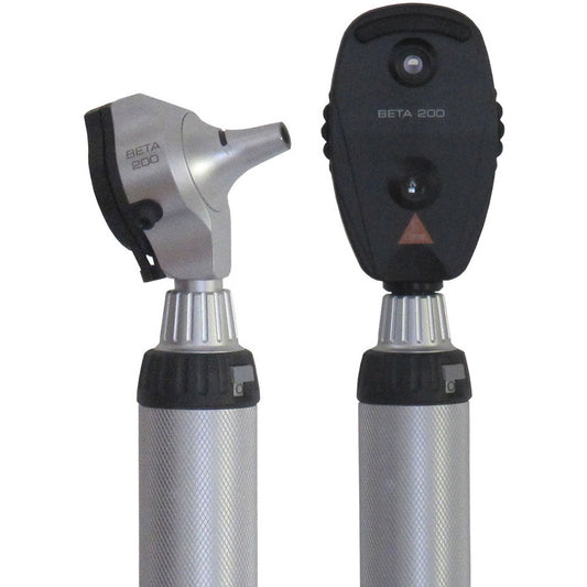 HEINE BETA 200 F.O Diagnostic Set with Illuminator, Li-Ion Handle & NT300 Charger - 