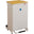 50 Litre Kendal Waste Bin with Solid Body, Yellow Lid