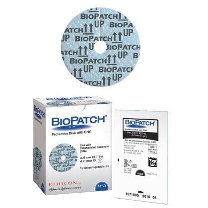 Biopatch Protective Disk 1” ø (Centre Hole 7mm)  x Pack of 40