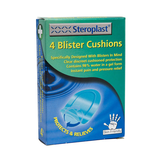 Steroplast Hydrocolloid Blister Cushion Gel Plasters x 4 - Steroplast