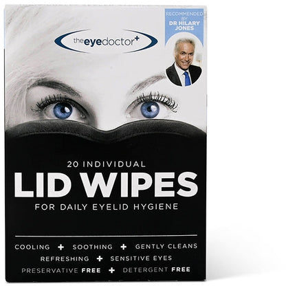 The Eye Doctor Lid Wipes 20 wipes - The Body Doctor
