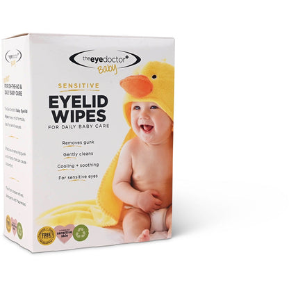 The Eye Doctor Sterile Lid Wipes For Daily Baby Care. 20 wipes - The Body Doctor