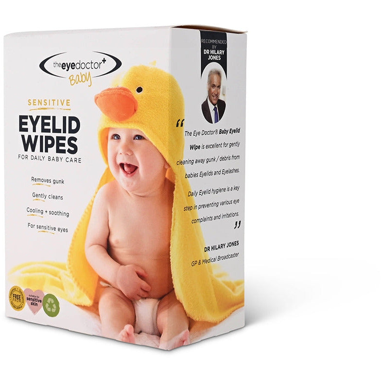 The Eye Doctor Sterile Lid Wipes For Daily Baby Care. 20 wipes - The Body Doctor