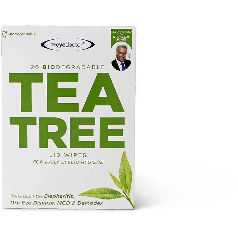 The Eye Doctor - 20 Tea Tree Oil Eye Wipes - The Body Doctor