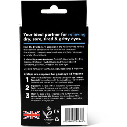 The Eye Doctor Essential Dry Eye compress hot and cold. - The Body Doctor