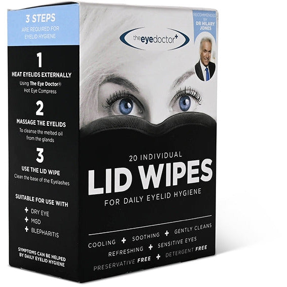 The Eye Doctor Lid Wipes 20 wipes - The Body Doctor
