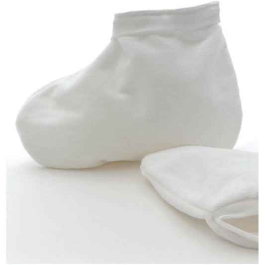 Prende Lined Booties (White) - One Size