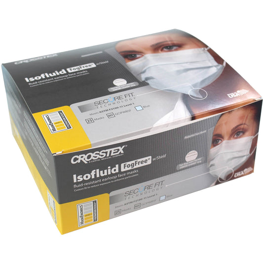 Isofluid FogFree® SecureFit® Splash Shield Masks with Visor (25) - Discontinued