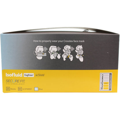 Isofluid FogFree® SecureFit® Splash Shield Masks with Visor (25) - Discontinued