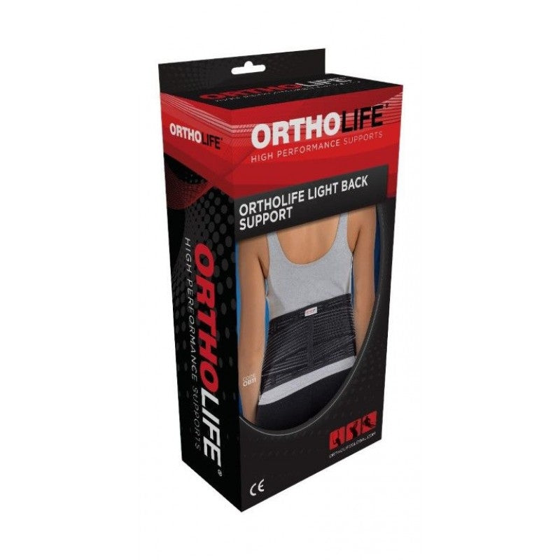 Ortholife Contoured Light Back Support Premium