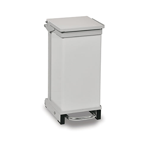 Bristol Maid Hands Free, Rust Free & Silent Closing Removable Body Bin - White - 20 Litre