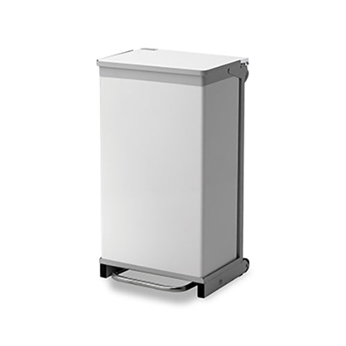 Bristol Maid Hands Free, Rust Free & Silent Closing Removable Body Bin - White - 75 Litre