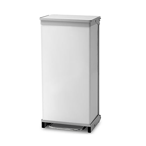 Bristol Maid Hands Free, Rust Free & Silent Closing Removable Body Bin - White - 90 Litre