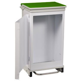 Bristol Maid BR 75 Ltr Bin with Green Lid (Front Opening) - 