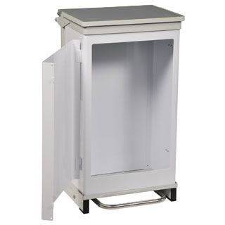 Bristol Maid BR 75 Ltr Bin with Grey Lid (Front Opening)