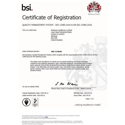 Readigloves Cyraguard Premium Powder-Free Latex Gloves - Large x 100 - Robinsons