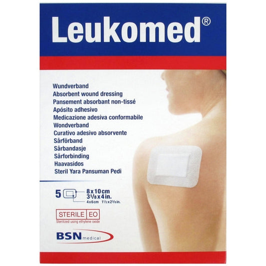 Leukoplast Leukomed T Plus - 5pcs 8cm x 10cm - Leukoplast