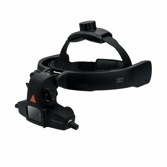 HEINE OMEGA 600 Traveller Set Indirect Ophthalmoscope With Battery & +2D Eyepiece & Bag - Heine