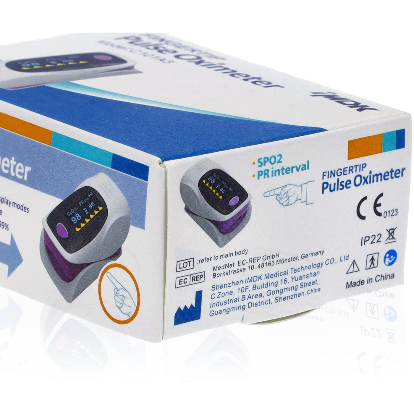Fingertip Pulse Oximeter [Class IIa Certified Medical Device