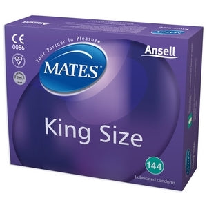 Mates King Size Condoms - Clinic Pack 1 x 144