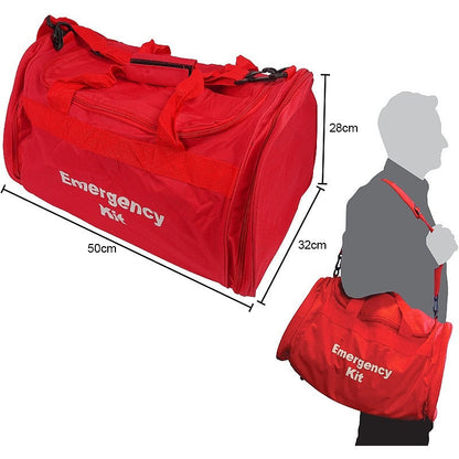 Emergency Trauma Kit in Red Emergency Bag - Professional- BAG ONLY