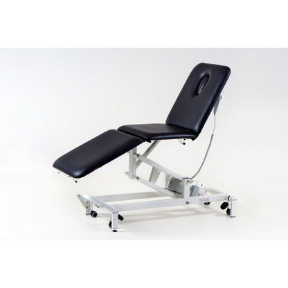 STABIL Komfort - 3-Section Electric / White Frame / Black Upholstery - Stabil