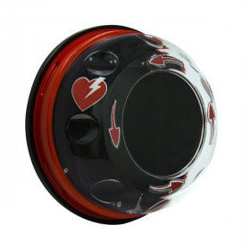 Lifepak CR2 Wall Cabinet, Rotaid Solid Plus, Heat, With Alarm, Red - Stryker-Physio Control