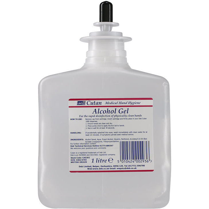 Cutan Gel Hand Sanitiser 1 Litre - Cutan