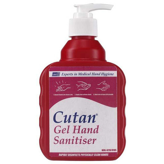 Cutan Gel Hand Sanitiser - 400ml Pump Top