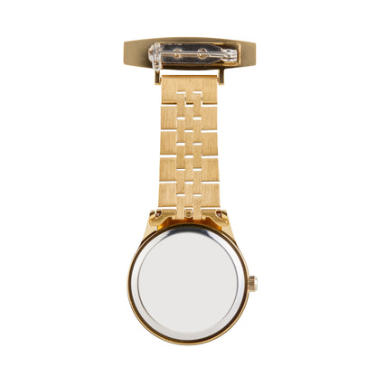 Annie Apple Nurses Fob Watch - Callista - Emerald/Gold - Link - 35mm - Annie Apple