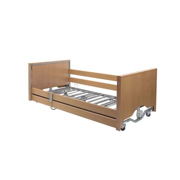 Casa Elite Low Height Care Home Bed in Beech without Side Rails