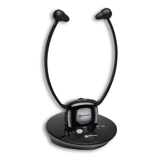 TV2500-1 Black/Silver - Additional Headset - Amplicomms