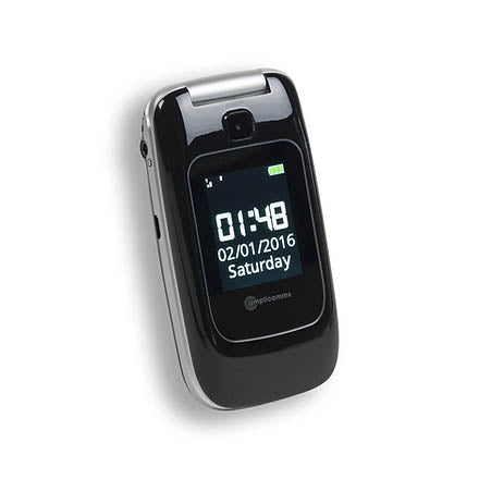 Amplicomms PowerTel M7510-3G Black - GSM Phone - Amplivox