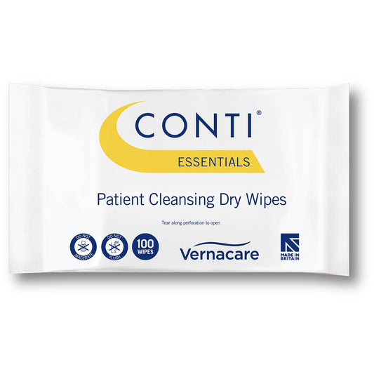 Conti Essentials Large 33 x 27cm - 100 Wipes - Vernacare