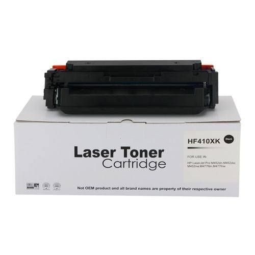 HP CF410X Black Hi Cap 410X Toner - Compatible - Remanufactured - Hewlett Packard