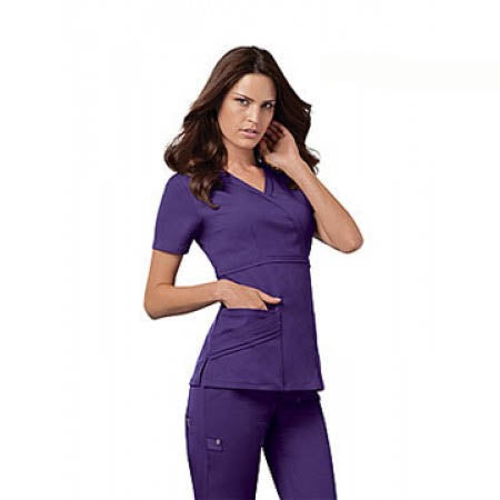 Female Mock Wrap Top - 