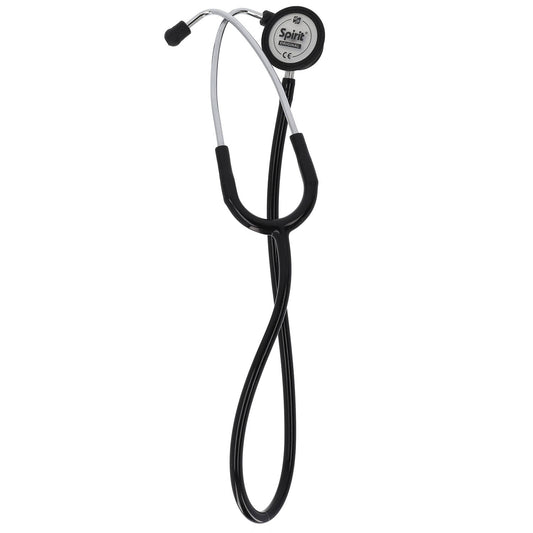 Deluxe Series Dual Head Stethoscope: Black - Spirit