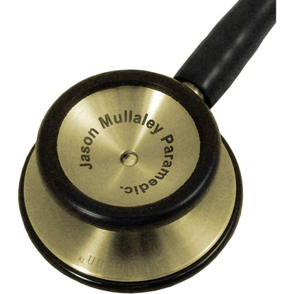Littmann Classic II S.E. Stethoscope: Black & Brass 2201BRS - 