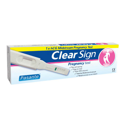 ClearSign Mid-Stream Single Pregnancy Test x 6