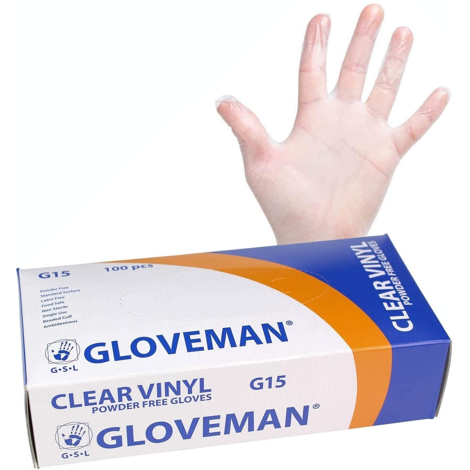 Clear Vinyl Powder Free Gloves - Extra Large - Box Of 100 - Discontinued