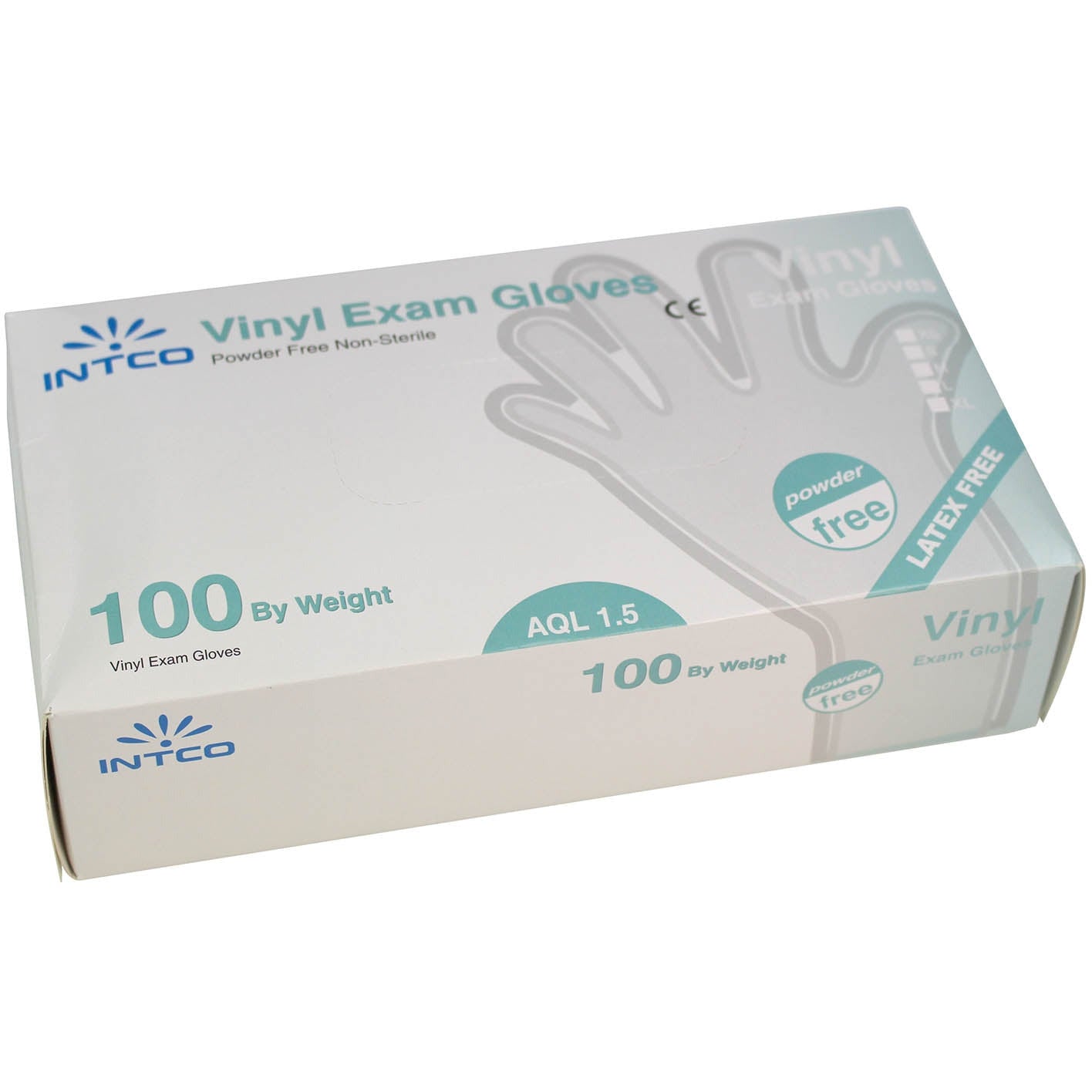 Clear Vinyl Gloves Large Powder Free (Box of 100). - Discontinued
