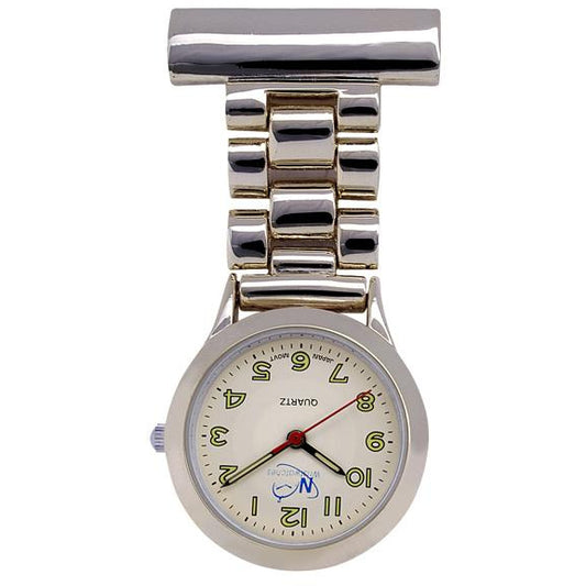 FunkyFobz Classic Fob Watch - Silver