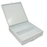 Metal First Aid Lockable Cabinet 280mm x 280mm x 75mm