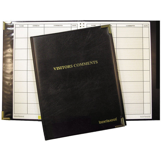 Visitor Comments Book 30 Page Refill - Double Sided Pages - Identibadge