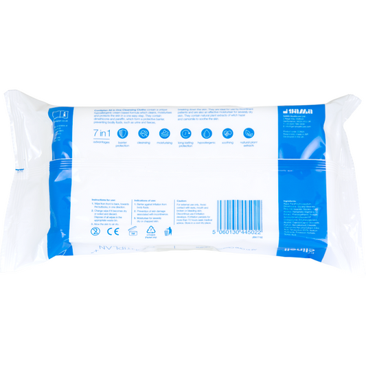 Clinell Continence Contiplan Care Wipes - Pack of 25 - Clinell