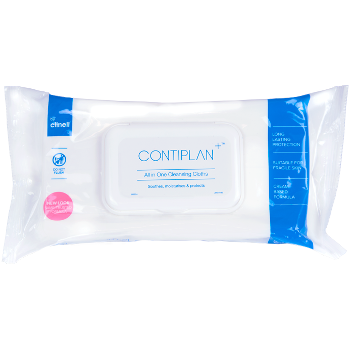 Clinell Continence Contiplan Care Wipes - Pack of 25